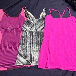 Lululemon size 6 tank bundle